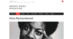 Desktop Screenshot of abengnews.com